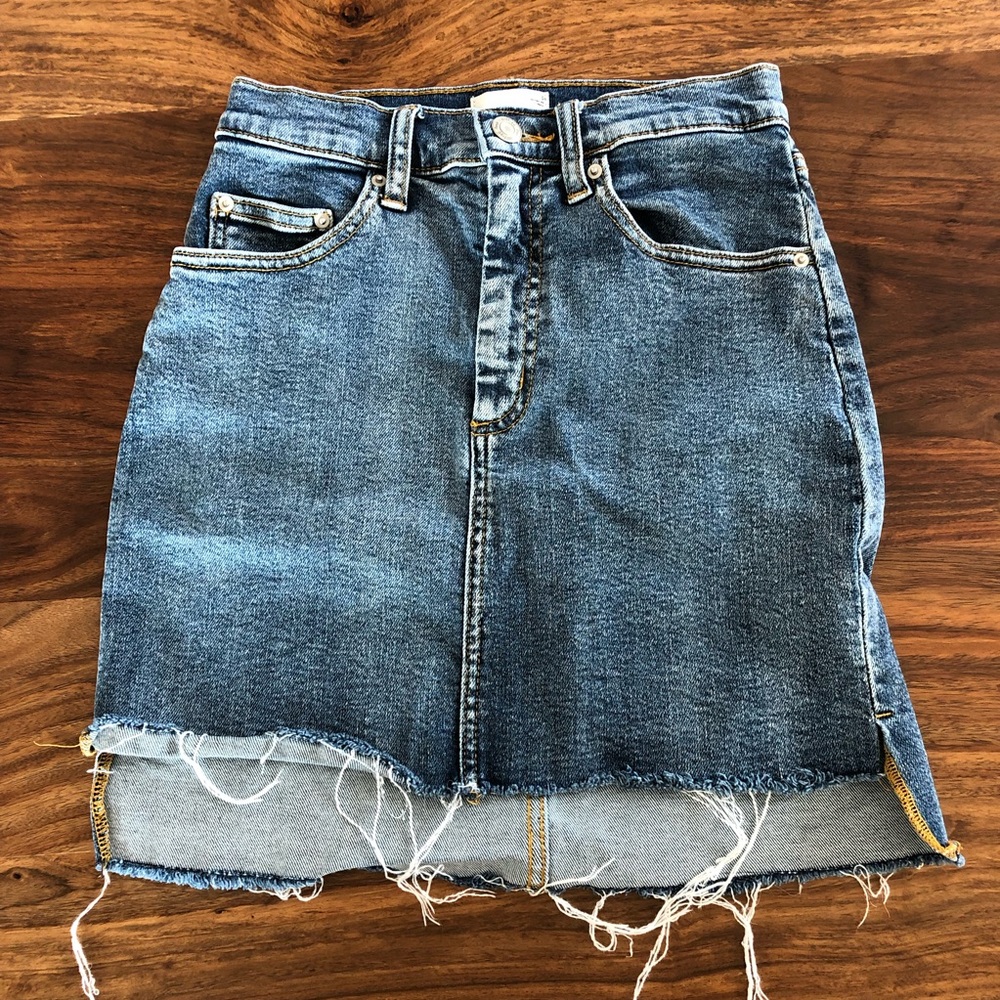 Aritzia Jean skirt